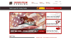 Desktop Screenshot of indiefilmfunding.com